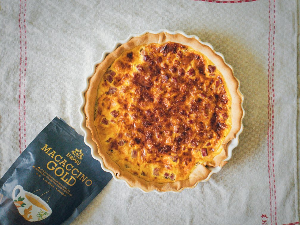 Quiche au jambon épicée