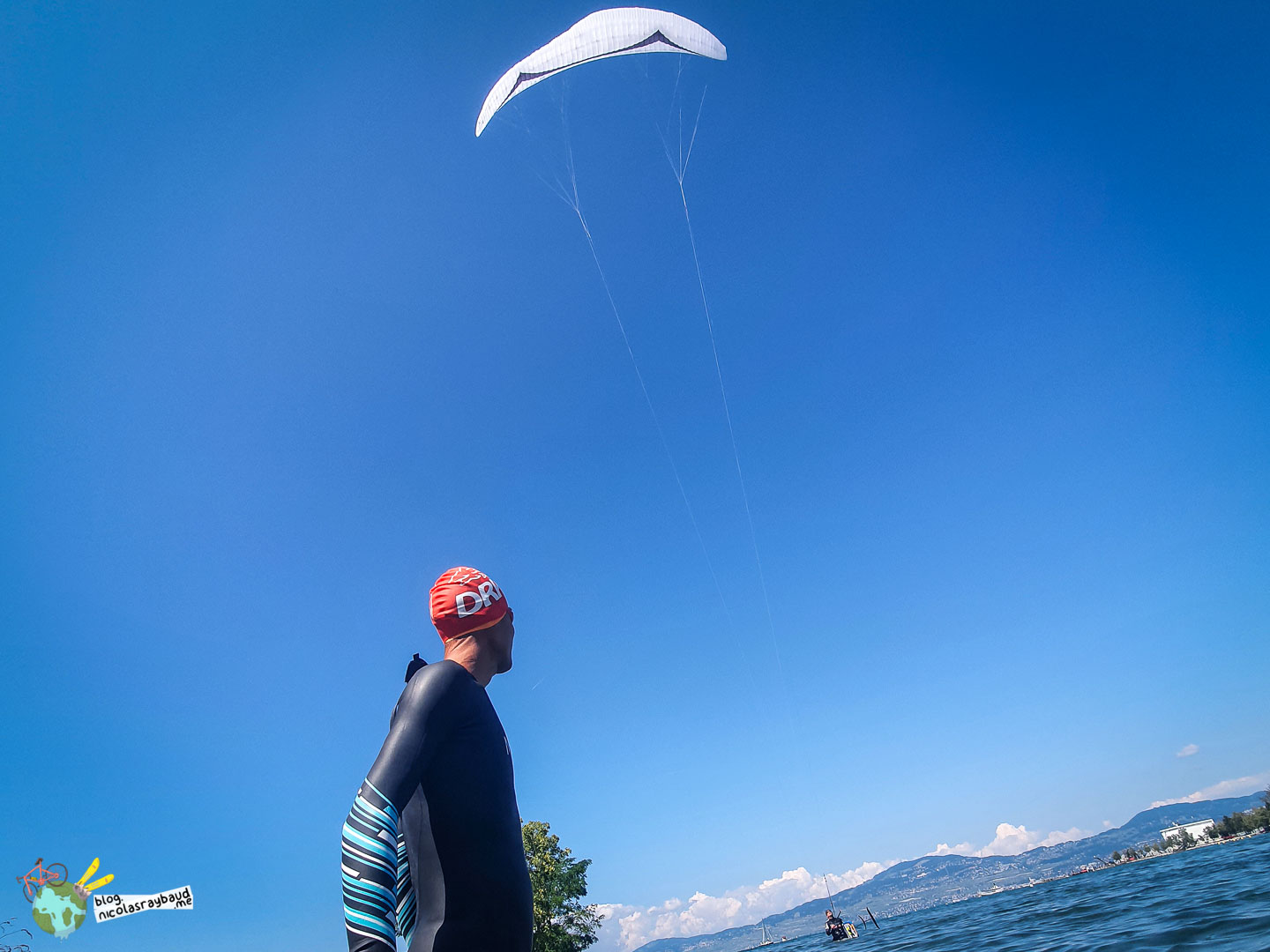 natation au lac léman