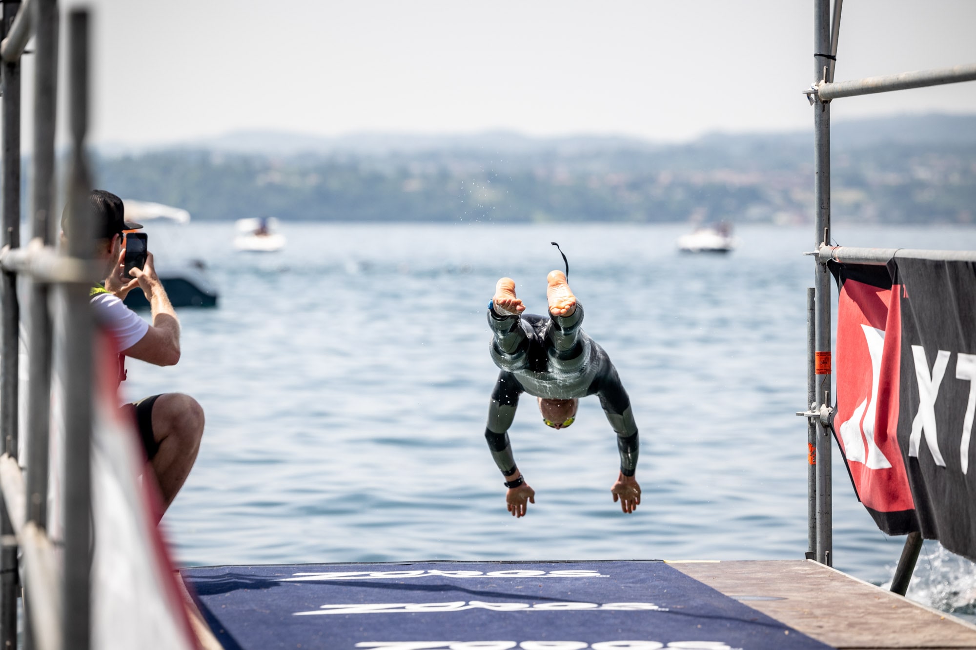 plongeon xterra lac de garde